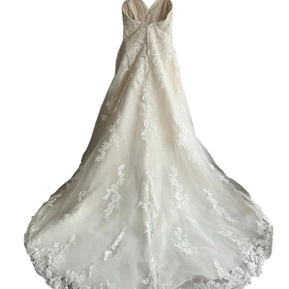 Elegant Lace Wedding Dress - Picture 12 of 16